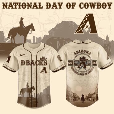 Arizona Diamondbacks MLB x National Day Of Cowboy Baseball Jersey