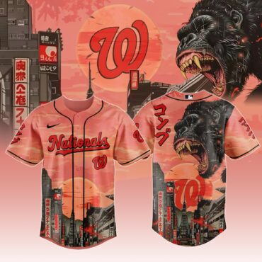 Washington Nationals MLB x Kong Collection 1 Baseball Jersey