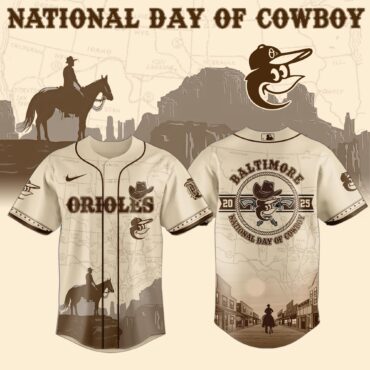 Baltimore Orioles MLB x National Day Of Cowboy Baseball Jersey