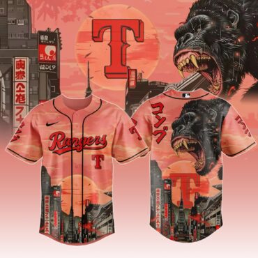 Texas Rangers MLB x Kong Collection 1 Baseball Jersey