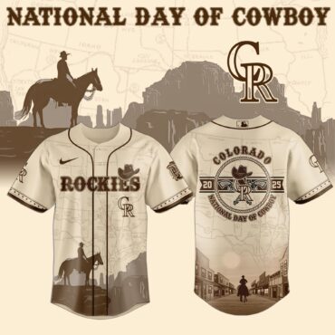 Colorado Rockies MLB x National Day Of Cowboy Baseball Jersey