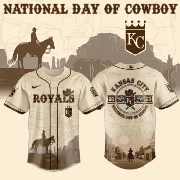 Kansas City Royals MLB x National Day Of Cowboy Baseball Jerseyv