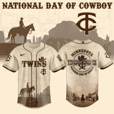Minnesota Twins MLB x National Day Of Cowboy Baseball Jersey
