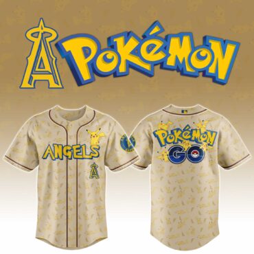 Los Angeles Angels MLB x Pokemon Go Baseball Jersey