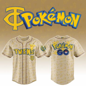 Minnesota Twins MLB x Pokemon Go Baseball Jersey