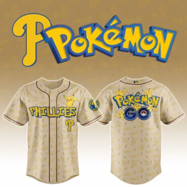 Philadelphia Phillies MLB x Pokemon Go Baseball Jersey