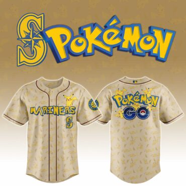 Seattle Mariners MLB x Pokemon Go Baseball Jersey