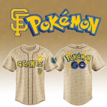 San Francisco Giants MLB x Pokemon Go Baseball Jersey