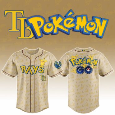 Tampa Bay Rays MLB x Pokemon Go Baseball Jersey