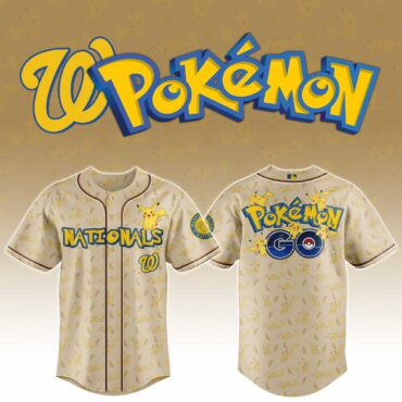 Washington Nationals MLB x Pokemon Go Baseball Jersey