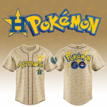 Houston Astros MLB x Pokemon Go Baseball Jersey