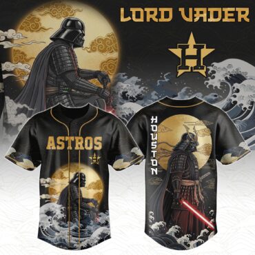 Houston Astros MLB x Star War Japanese Style Baseball Jersey