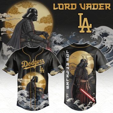 Los Angeles Dodgers MLB x Star War Japanese Style Baseball Jersey
