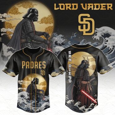 San Diego Padres MLB x Star War Japanese Style Baseball Jersey