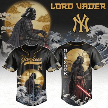 New York Yankees MLB x Star War Japanese Style Baseball Jersey