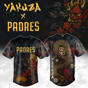 All Team MLB x Yakuza Dragon Oni Baseball Jersey