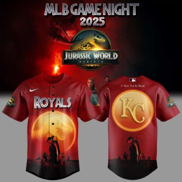 Kansas City Royals MLB x Jurassic World New Era Baseball Jersey
