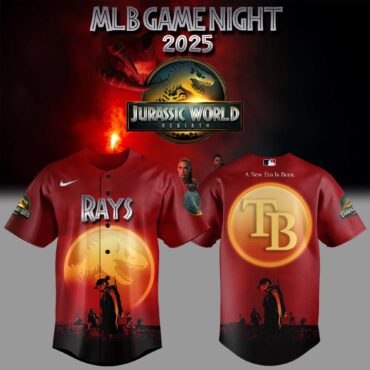 Tampa Bay Rays MLB x Jurassic World New Era Baseball Jersey
