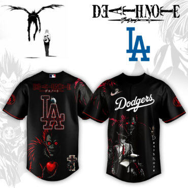 Los Angeles Dodgers MLB x Death Note Baseball Jersey