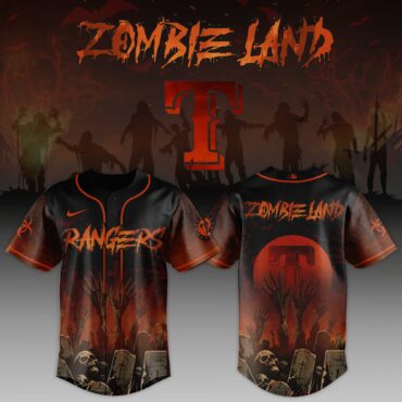 Texas Rangers MLB x Zombieland Baseball Jersey