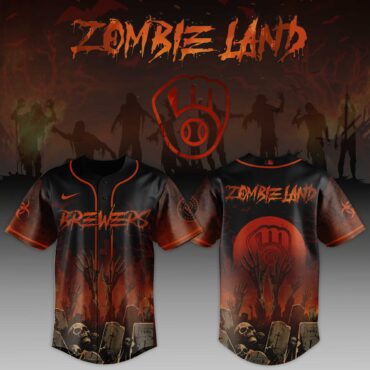 Milwaukee Brewers MLB x Zombieland Baseball Jersey