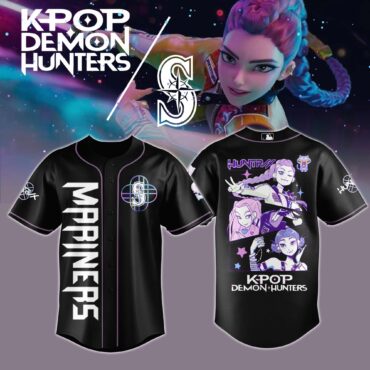 Seattle Mariners MLB x KPop Demon Hunters Baseball Jersey