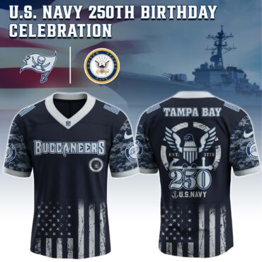 Tampa Bay Buccaneers NFL x 4th of July USA Navy Army Jersey