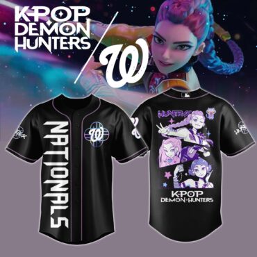 Washington Nationals MLB x KPop Demon Hunters Baseball Jersey