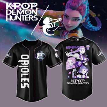 Baltimore Orioles MLB x KPop Demon Hunters Baseball Jersey