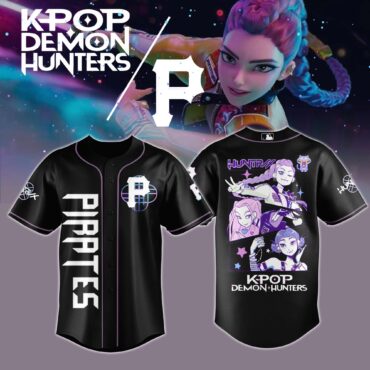 Pittsburgh Pirates MLB x KPop Demon Hunters Baseball Jersey