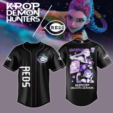 Cincinnati Reds MLB x KPop Demon Hunters Baseball Jersey