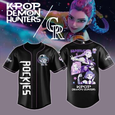 Colorado Rockies MLB x KPop Demon Hunters Baseball Jersey