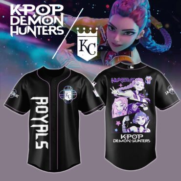 Kansas City Royals MLB x KPop Demon Hunters Baseball Jersey