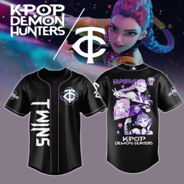 Minnesota Twins MLB x KPop Demon Hunters Baseball Jersey