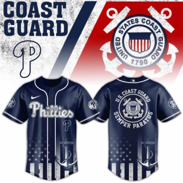 Philadelphia Phillies MLB x USA Coast Guard Baseball Jersey