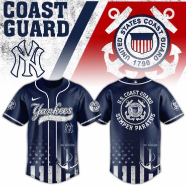 New York Yankees MLB x USA Coast Guard Baseball Jersey