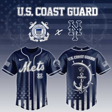 New York Mets MLB x National USA Coast Guard Day Baseball Jersey