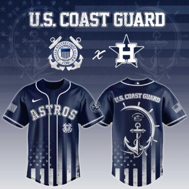 Houston Astros MLB x National USA Coast Guard Day Baseball Jersey