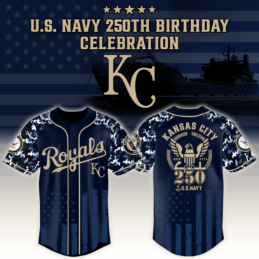 Kansas City Royals x MLB Honoring 250 Years of the U.S. Navy – MLB Baseball Jersey