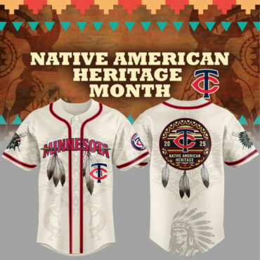 Minnesota Twins MLB x USA National American Indian Heritage Month Baseball Jersey