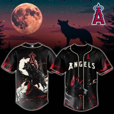 Los Angeles Angels MLB x Wolf Baseball Jersey