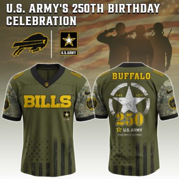 Buffalo Bills NFL x 250 USA Army Jersey
