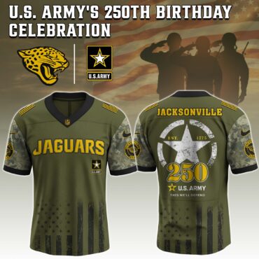 Jacksonville Jaguars NFL x 250 USA Army Jersey