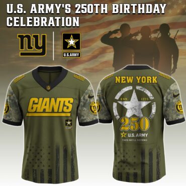 New York Giants NFL x 250 USA Army Jersey