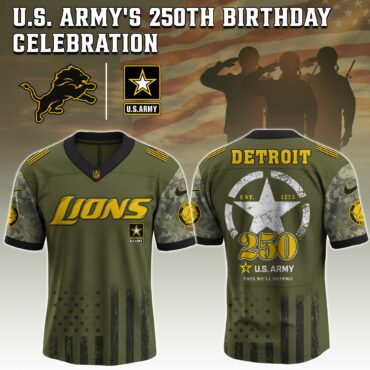 Detroit Lions NFL x 250 USA Army Jersey