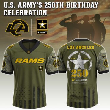 Los Angeles Rams NFL x 250 USA Army Jersey