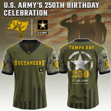 Tampa Bay Buccaneers NFL x 250 USA Army Jersey