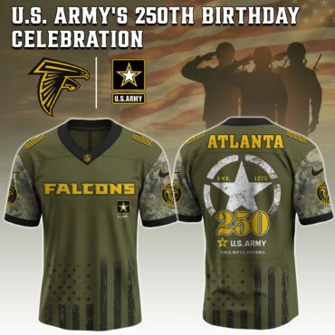 Atlanta Falcons NFL x 250 USA Army Jersey