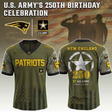 England Patriots NFL x 250 USA Army Jersey