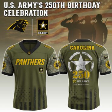Carolina Panthers NFL x 250 USA Army Jersey